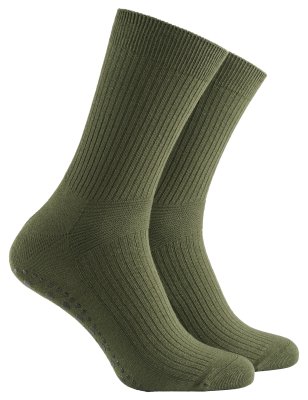 Doktorn rekommenderar - olivfärgade halkstrumpor 